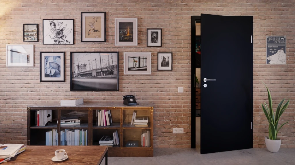 HÖRMANN Innentür Schwarz RAL 9005 Lack ProLine 3 HÖRMANN Innentür Schwarz RAL 9005 Lack ProLine - Image 3