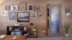 HÖRMANN Innentür Leinen Staubgrau Duradecor Proline Concepto Mit Lichtausschnitt LA 27 -Türen Verkauf 2.2 innentueren concepto la 27 leinen staubgrau 226220 stilwelt front