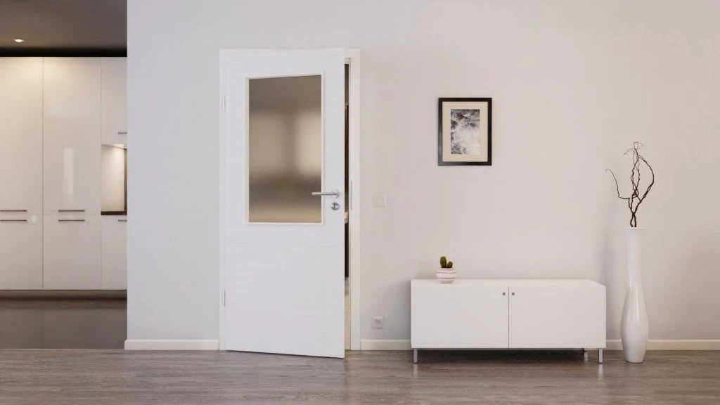 HÖRMANN Innentür Leinen Weiß Duradecor Proline Concepto Mit Lichtausschnitt LA 7 2 HÖRMANN Innentür Leinen Weiß Duradecor Proline Concepto Mit Lichtausschnitt LA 7 - Image 2