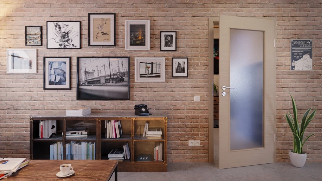 HÖRMANN Innentür Schiefer Taupe Duradecor Proline Concepto Mit Lichtausschnitt LA 8 3 HÖRMANN Innentür Schiefer Taupe Duradecor Proline Concepto Mit Lichtausschnitt LA 8 - Image 3