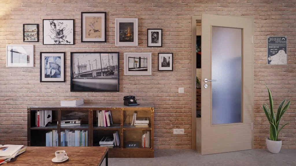 HÖRMANN Innentür Schiefer Taupe Duradecor Proline Concepto Mit Lichtausschnitt LA-DIN 3 HÖRMANN Innentür Schiefer Taupe Duradecor Proline Concepto Mit Lichtausschnitt LA-DIN - Image 3