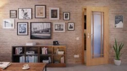 HÖRMANN Innentür Georgia 1 Weißeiche Duradecor ClassicLine Mit Lichtausschnitt LA Lugano -Türen Verkauf 2.2 innentueren georgia 01 la lugano weisseiche 189883 stilwelt front