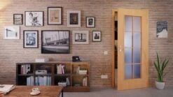 HÖRMANN Innentür Georgia 1 Französische Buche Duradecor ClassicLine Mit Lichtausschnitt LA Sprosse 2/4 -Türen Verkauf 2.2 innentueren georgia 01 la sprosse 2 4 franzoesische buche 189870 stilwelt front