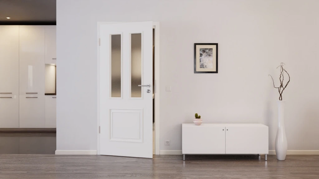 HÖRMANN Innentür Georgia 3 Verkehrsweiß RAL 9016 Duradecor ClassicLine Mit Lichtausschnitt LA 3 HÖRMANN Innentür Georgia 3 Verkehrsweiß RAL 9016 Duradecor ClassicLine Mit Lichtausschnitt LA - Image 3