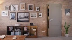 HÖRMANN Innentür Groove 92 Staubgrau RAL 7037 Lack DesignLine -Türen Verkauf 2.2 innentueren groove 92 ral7037 226001 stilwelt front