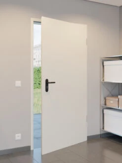 HÖRMANN Komplettset Mehrzwecktür MZ-1 Inkl. Eckzarge -Türen Verkauf 2.2 funktionstueren mz ral9002 150842 stilwelt closeup