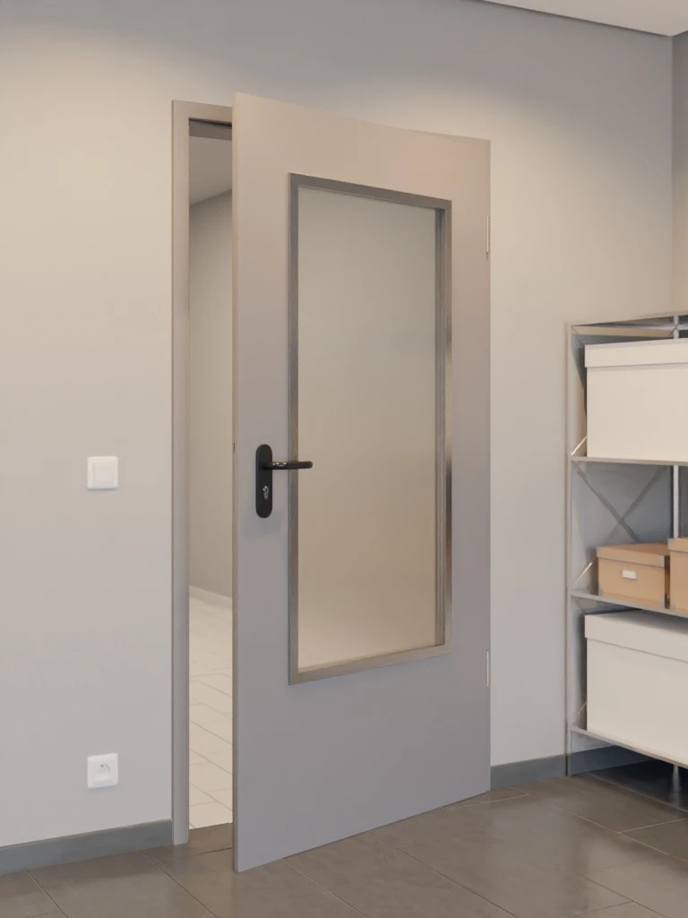 HÖRMANN Innentür-Blatt OIT 40-1 Stahl Mit Lichtausschnitt LA-B7 3 HÖRMANN Innentür-Blatt OIT 40-1 Stahl Mit Lichtausschnitt LA-B7 - Image 3