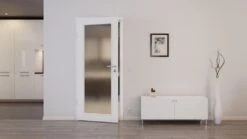 HÖRMANN Innentür Esche Weiß Duradecor ProLine Mit Lichtausschnitt LA 27 -Türen Verkauf 2.2 innentueren baseline duradecor glatt la 27 esche weiss 160005 stilwelt front