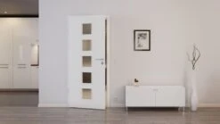 HÖRMANN Innentür Verkehrsweiß RAL 9016 Duradecor ProLine Mit Lichtausschnitt LA 5 -Türen Verkauf 2.2 innentueren baseline duradecor glatt la 5 ral9016 160036 stilwelt front