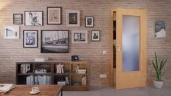 HÖRMANN Innentür Französische Buche Duradecor ProLine Mit Lichtausschnitt LA-DIN -Türen Verkauf 2.2 innentueren baseline duradecor glatt la din franzoesische buche 160152 stilwelt front