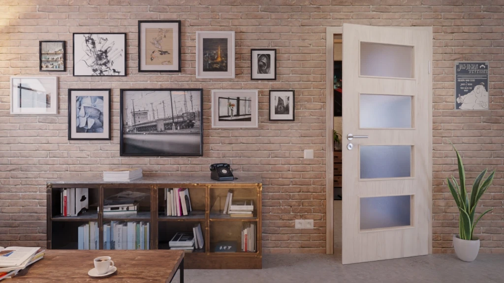 HÖRMANN Innentür Gebürstete Salzeiche Duradecor ProLine Mit Lichtausschnitt LA 9 3 HÖRMANN Innentür Gebürstete Salzeiche Duradecor ProLine Mit Lichtausschnitt LA 9 - Image 3