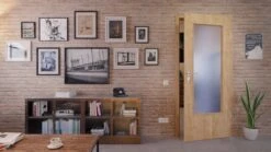 HÖRMANN Innentür Wildeiche Duradecor ProLine Mit Lichtausschnitt LA-DIN -Türen Verkauf 2.2 innentueren baseline duradecor struktur la din wildeiche 160125 stilwelt front