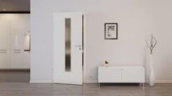 HÖRMANN Innentür Reinweiß RAL 9010 Lack ProLine Mit Lichtausschnitt LA 24 Mittig -Türen Verkauf 2.2 innentueren baseline lack la 24 ral9010 160139 stilwelt front