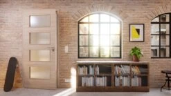 HÖRMANN Innentür Graueiche Quer Duradecor ProLine Mit Lichtausschnitt LA 9 -Türen Verkauf 2.3 innentueren baseline duradecor struktur la 9 cross graueiche 169216 stilwelt detail