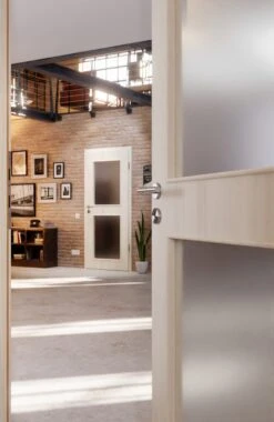 HÖRMANN Innentür Gebürstete Pinie Duradecor ProLine Mit Lichtausschnitt LA 12 -Türen Verkauf 2.3 innentueren baseline la 12 gebuerstete pinie 214557 stilwelt closeup