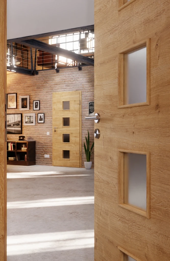 HÖRMANN Innentür Wildeiche Quer Duradecor ProLine Mit Lichtausschnitt LA 14 4 HÖRMANN Innentür Wildeiche Quer Duradecor ProLine Mit Lichtausschnitt LA 14 - Image 4