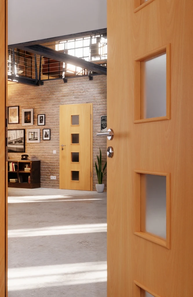 HÖRMANN Innentür Französische Buche Duradecor ProLine Mit Lichtausschnitt LA 14 4 HÖRMANN Innentür Französische Buche Duradecor ProLine Mit Lichtausschnitt LA 14 - Image 4