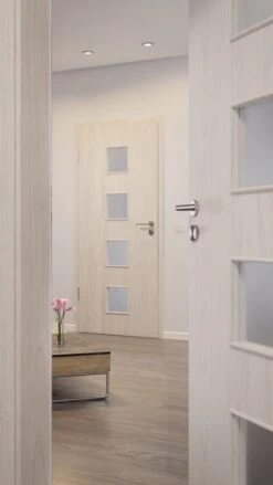 HÖRMANN Innentür Gebürstete Salzeiche Duradecor ProLine Mit Lichtausschnitt LA 14 12 HÖRMANN Innentür Gebürstete Salzeiche Duradecor ProLine Mit Lichtausschnitt LA 14 -Türen Verkauf 2.3 innentueren baseline la 14 gebuerstete salzeiche 214633 stilwelt closeup