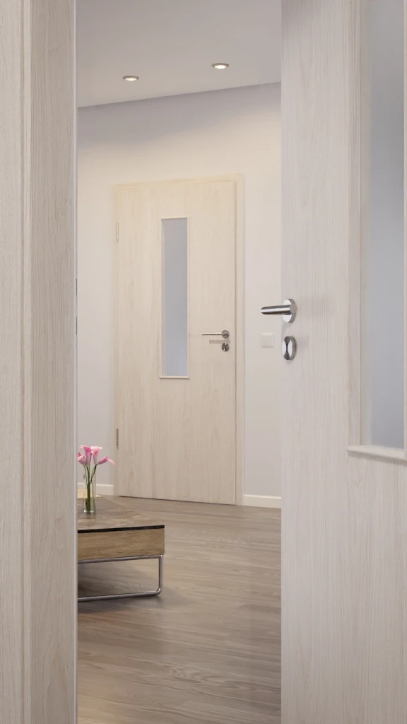 HÖRMANN Innentür Gebürstete Salzeiche Duradecor ProLine Mit Lichtausschnitt LA 4 Mittig 4 HÖRMANN Innentür Gebürstete Salzeiche Duradecor ProLine Mit Lichtausschnitt LA 4 Mittig - Image 4