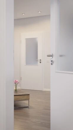 HÖRMANN Innentür Bütte Weiß Duradecor ProLine Mit Lichtausschnitt LA 7 -Türen Verkauf 2.3 innentueren baseline la 7 buette weiss 214854 stilwelt closeup