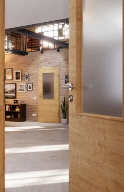 HÖRMANN Innentür Wildeiche Quer Duradecor ProLine Mit Lichtausschnitt LA 7 -Türen Verkauf 2.3 innentueren baseline la 7 cross wildeiche 214852 stilwelt closeup