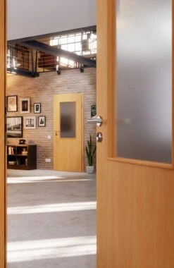 HÖRMANN Innentür Französische Buche Duradecor ProLine Mit Lichtausschnitt LA 7 -Türen Verkauf 2.3 innentueren baseline la 7 franzoesische buche 214856 stilwelt closeup