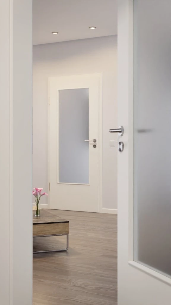 HÖRMANN Innentür Reinweiß RAL 9010 Mattlack ProLine Mit Lichtausschnitt LA-DIN 4 HÖRMANN Innentür Reinweiß RAL 9010 Mattlack ProLine Mit Lichtausschnitt LA-DIN - Image 4