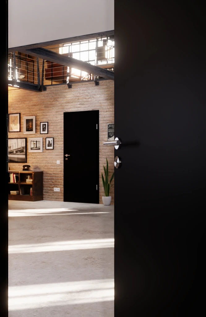 HÖRMANN Innentür Schwarz RAL 9005 Lack ProLine 4 HÖRMANN Innentür Schwarz RAL 9005 Lack ProLine - Image 4