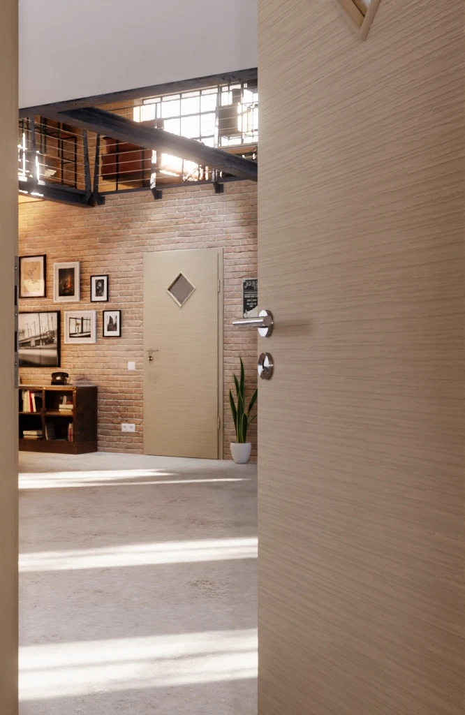 HÖRMANN Innentür Schiefer Taupe Duradecor Proline Concepto Mit Lichtausschnitt LA 6 4 HÖRMANN Innentür Schiefer Taupe Duradecor Proline Concepto Mit Lichtausschnitt LA 6 - Image 4