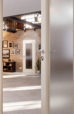 HÖRMANN Innentür Georgia 1 Gebürstete Pinie Duradecor ClassicLine Mit Lichtausschnitt LA -Türen Verkauf 2.3 innentueren georgia 01 la gebuerstete pinie 189867 stilwelt closeup