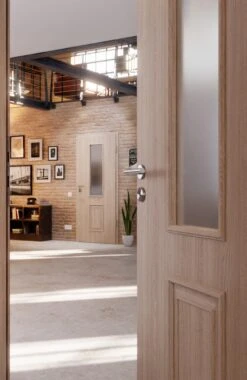 HÖRMANN Innentür Georgia 5 Graueiche Duradecor ClassicLine Mit Lichtausschnitt LA -Türen Verkauf 2.3 innentueren georgia 05 la graueiche 189989 stilwelt closeup