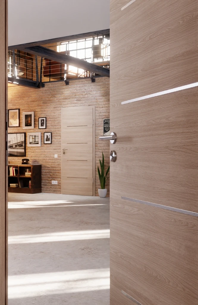 HÖRMANN Innentür Graueiche Quer Duradecor DesignLine Steel-Plain 3 HÖRMANN Innentür Graueiche Quer Duradecor DesignLine Steel-Plain - Image 3