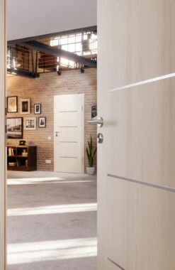 HÖRMANN Innentür Gebürstete Pinie Duradecor DesignLine Steel-Plain -Türen Verkauf 2.3 innentueren steel plain 14 gebuerstete pinie 189402 stilwelt closeup