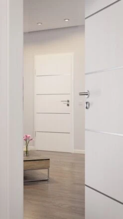 HÖRMANN Innentür Gebürstetes Weiß Duradecor DesignLine Steel-Plain 8 HÖRMANN Innentür Gebürstetes Weiß Duradecor DesignLine Steel-Plain -Türen Verkauf 2.3 innentueren steel plain 27 gebuerstetes weiss 189422 stilwelt closeup