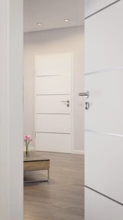 HÖRMANN Innentür Ultramatt Weiß Duradecor DesignLine Concepto Steel-Plain -Türen Verkauf 2.3 innentueren steel plain 27 ultramatt weiss 189431 stilwelt closeup