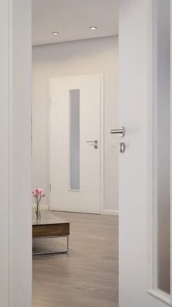 HÖRMANN Innentür Verkehrsweiß RAL 9016 Duradecor ProLine Mit Lichtausschnitt LA 24 Mittig 12 HÖRMANN Innentür Verkehrsweiß RAL 9016 Duradecor ProLine Mit Lichtausschnitt LA 24 Mittig -Türen Verkauf 2.3 innentueren baseline duradecor glatt la 24 ral9016 160040 stilwelt closeup