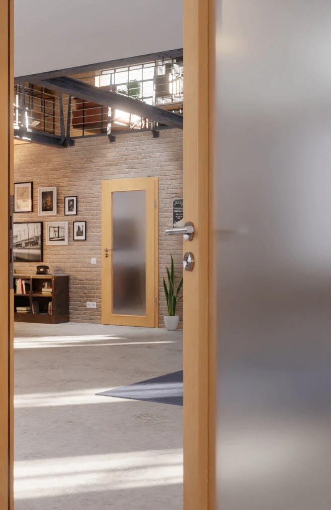 HÖRMANN Innentür Französische Buche Duradecor ProLine Mit Lichtausschnitt LA 27 4 HÖRMANN Innentür Französische Buche Duradecor ProLine Mit Lichtausschnitt LA 27 - Image 4