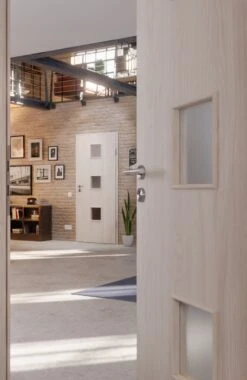 HÖRMANN Innentür Gebürstete Salzeiche Duradecor ProLine Mit Lichtausschnitt LA 10 -Türen Verkauf 2.3 innentueren baseline duradecor struktur la 10 gebuerstete salzeiche 160065 stilwelt closeup