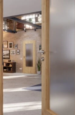 HÖRMANN Innentür Wildeiche Duradecor ProLine Mit Lichtausschnitt LA-DIN -Türen Verkauf 2.3 innentueren baseline duradecor struktur la din wildeiche 160125 stilwelt closeup