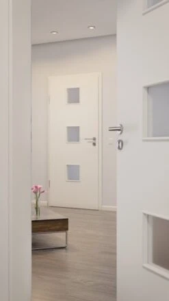 HÖRMANN Innentür Reinweiß RAL 9010 Lack ProLine Mit Lichtausschnitt LA 10 -Türen Verkauf 2.3 innentueren baseline lack la 10 ral9010 160137 stilwelt closeup