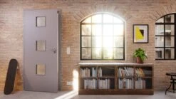 HÖRMANN Innentür Staubgrau RAL 7037 Duradecor ProLine Mit Lichtausschnitt LA 10 -Türen Verkauf 2.4 innentueren baseline duradecor glatt la 10 staubgrau 208812 stilwelt detail