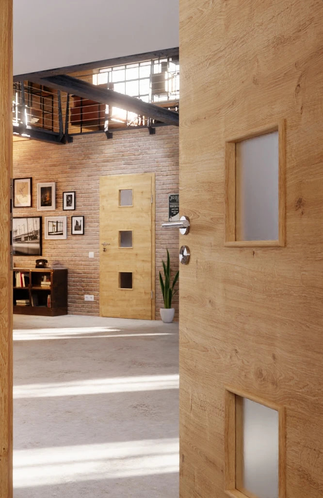 HÖRMANN Innentür Wildeiche Quer Duradecor ProLine Mit Lichtausschnitt LA 10 5 HÖRMANN Innentür Wildeiche Quer Duradecor ProLine Mit Lichtausschnitt LA 10 - Image 5