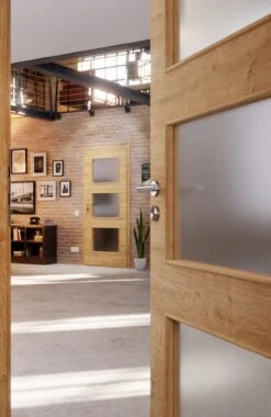 HÖRMANN Innentür Wildeiche Quer Duradecor ProLine Mit Lichtausschnitt LA 11 -Türen Verkauf 2.4 innentueren baseline duradecor struktur la 11 cross wildeiche 169352 stilwelt closeup