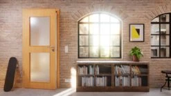 HÖRMANN Innentür Französische Buche Duradecor ProLine Mit Lichtausschnitt LA 12 -Türen Verkauf 2.4 innentueren baseline la 12 franzoesische buche 214556 stilwelt detail