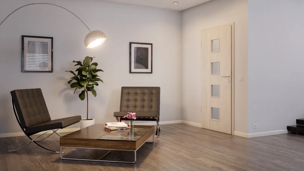 HÖRMANN Innentür Gebürstete Salzeiche Duradecor ProLine Mit Lichtausschnitt LA 14 5 HÖRMANN Innentür Gebürstete Salzeiche Duradecor ProLine Mit Lichtausschnitt LA 14 - Image 5