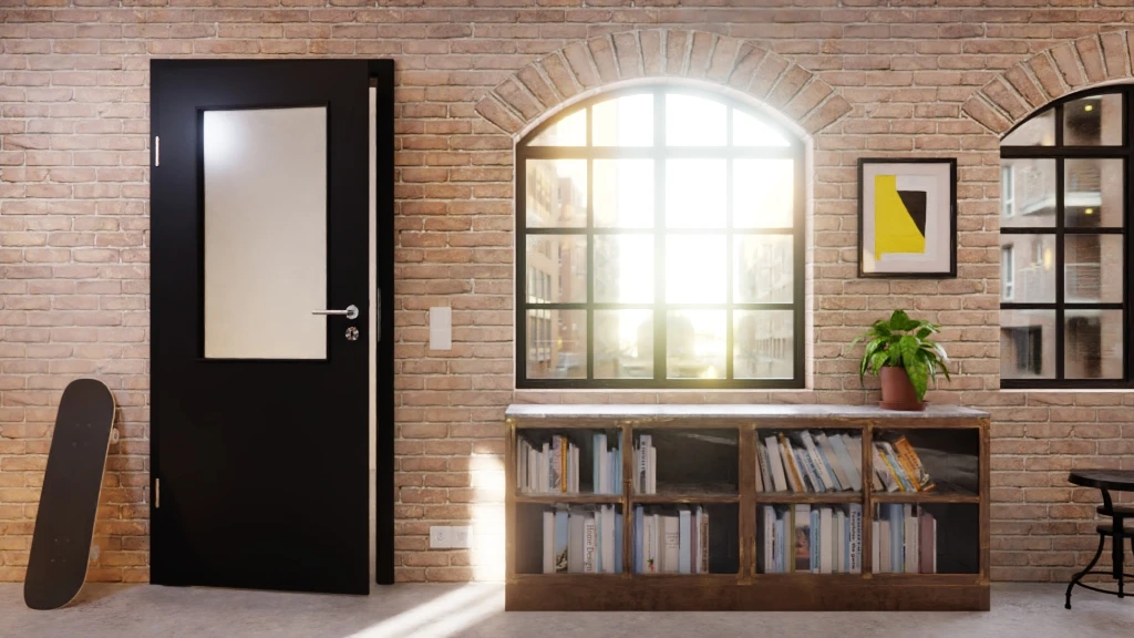 HÖRMANN Innentür Anthrazit RAL 7016 Mattlack ProLine Mit Lichtausschnitt LA 7 5 HÖRMANN Innentür Anthrazit RAL 7016 Mattlack ProLine Mit Lichtausschnitt LA 7 - Image 5