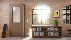 HÖRMANN Innentür Taupe RAL 7048 Mattlack ProLine Mit Lichtausschnitt LA 7 -Türen Verkauf 2.4 innentueren baseline la 7 ral7048 matt 224905 stilwelt detail