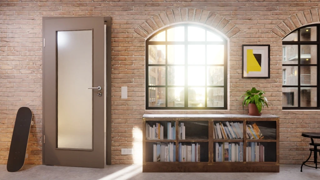 HÖRMANN Innentür Taupe RAL 7048 Lack ProLine Mit Lichtausschnitt LA-8 5 HÖRMANN Innentür Taupe RAL 7048 Lack ProLine Mit Lichtausschnitt LA-8 - Image 5