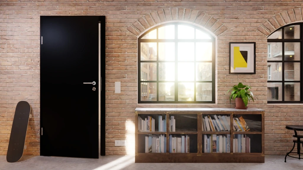 HÖRMANN Innentür Schwarz RAL 9005 Lack ProLine 5 HÖRMANN Innentür Schwarz RAL 9005 Lack ProLine - Image 5