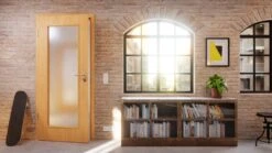 HÖRMANN Innentür Georgia 1 Französische Buche Duradecor ClassicLine Mit Lichtausschnitt LA -Türen Verkauf 2.4 innentueren georgia 01 la franzoesische buche 189861 stilwelt detail